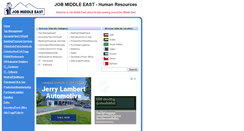 Desktop Screenshot of jobmiddleeast.com