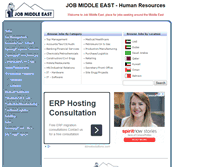 Tablet Screenshot of jobmiddleeast.com